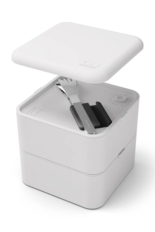 Набор туристических столовых приборов Monbento Slim Box серый 50300002