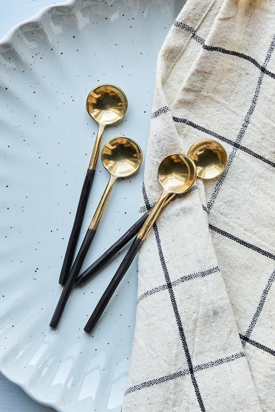 House Doctor zestaw łyżeczek HDSpoon 11,5 cm 4-pack żółty 900000228