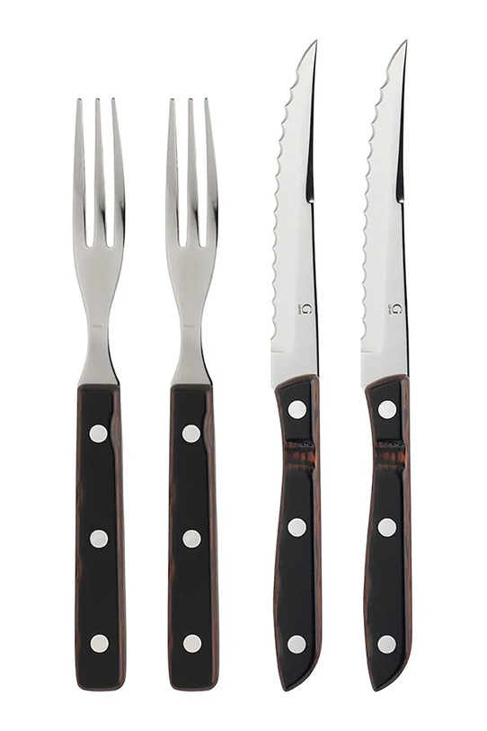 Gense zestaw sztućców do sterków dla 2 os. Old Farmer 25 x 10,9 x 5,4 cm 4-pack 20154.. brązowy AA00