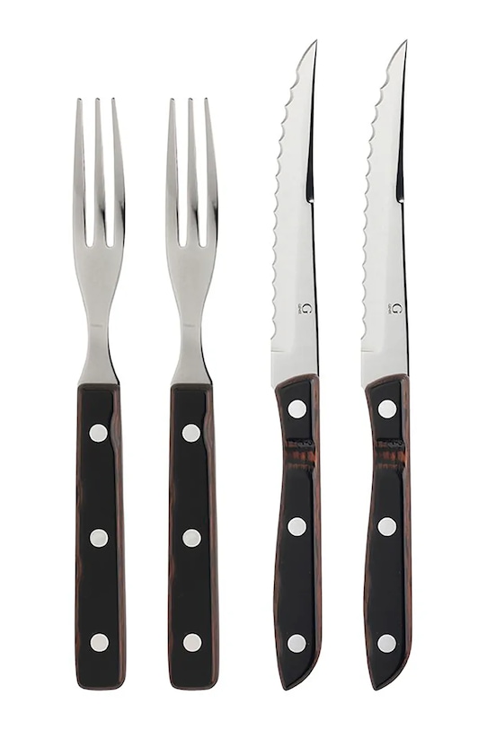 Gense zestaw sztućców do sterków dla 2 os. Old Farmer 25 x 10,9 x 5,4 cm 4-pack 20154.. brązowy AA00