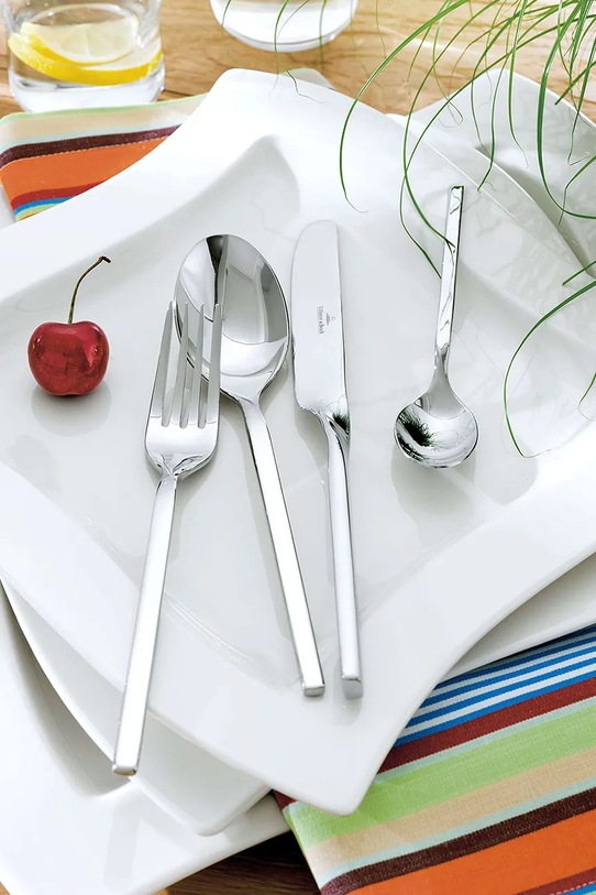 Villeroy & Boch komplet sztućców ze stali nierdzewnej 12.6338.9050 srebrny AA00