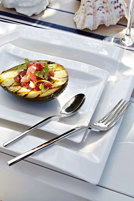 Kuchnia i bar Villeroy & Boch komplet sztućców ze stali nierdzewnej 12.6338.9050 srebrny