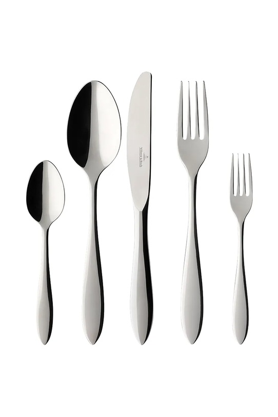 Villeroy & Boch komplet sztućców ze stali nierdzewnej srebrny 12.6394.9057