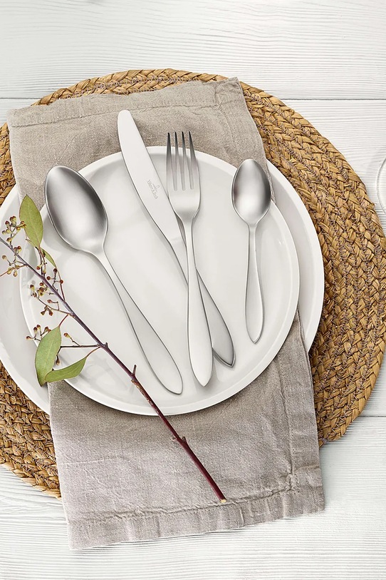 Villeroy & Boch komplet sztućców ze stali nierdzewnej 12.6394.9057 srebrny AA00