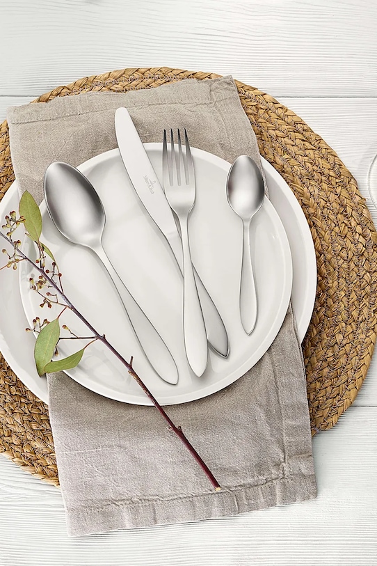 Villeroy & Boch komplet sztućców ze stali nierdzewnej 12.6394.9057 srebrny AA00