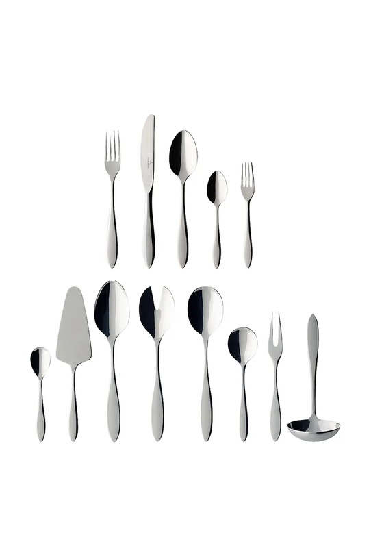 Villeroy & Boch komplet sztućców ze stali nierdzewnej srebrny 12.6373.9081