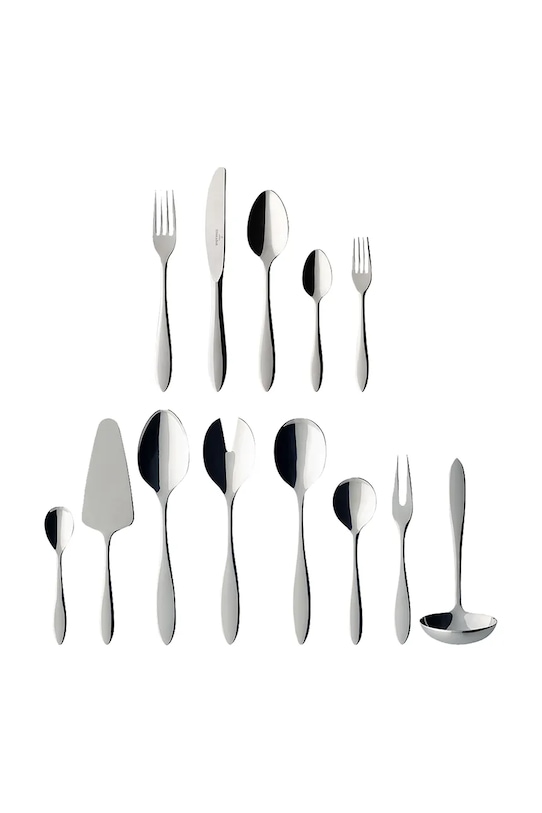 Villeroy & Boch komplet sztućców ze stali nierdzewnej srebrny 12.6373.9081