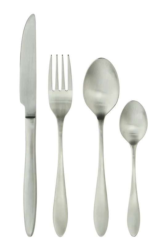 Madam Stoltz zestaw sztućców dla 1 os. ze stali nierdzewnej 14 x 23 cm szary AC.1017M