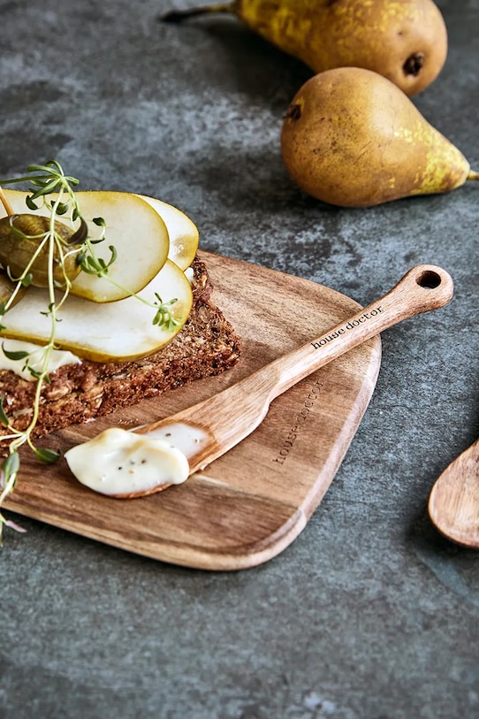 House Doctor set di coltelli da burro in legno di acacia 15 x 2,6 cm 206660002 marrone AA00