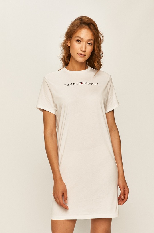 Tommy Hilfiger - Rochie mini alb UW0UW01639