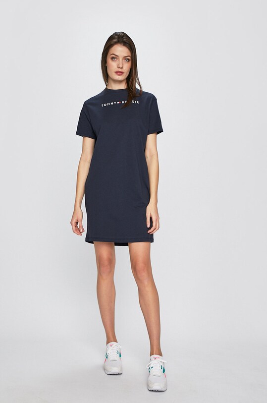 Tommy Hilfiger - Sukienka UW0UW01639 UW0UW01639 granatowy AA00