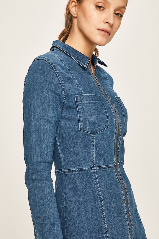 Noisy May - rochie din denim albastru 27011028