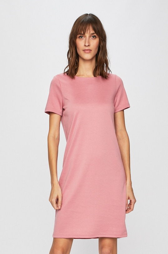 Vila sukienka wzorzyste różowy 14032604