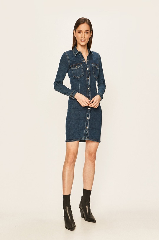 Jacqueline de Yong - Sukienka jeansowa 15197082 niebieski AA00