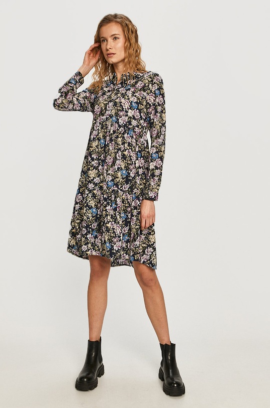 Jacqueline de Yong - Šaty kvetinový tmavomodrá 15221987