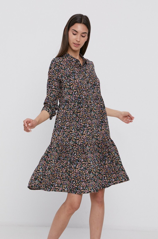 Jacqueline de Yong - Sukienka wzorzyste czarny 15221987