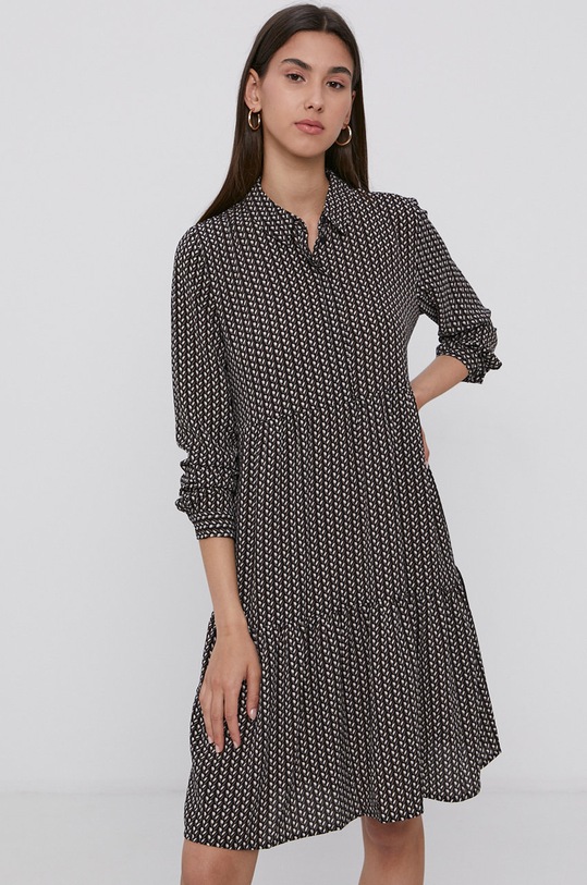 Jacqueline de Yong - Sukienka wzorzyste czarny 15221987