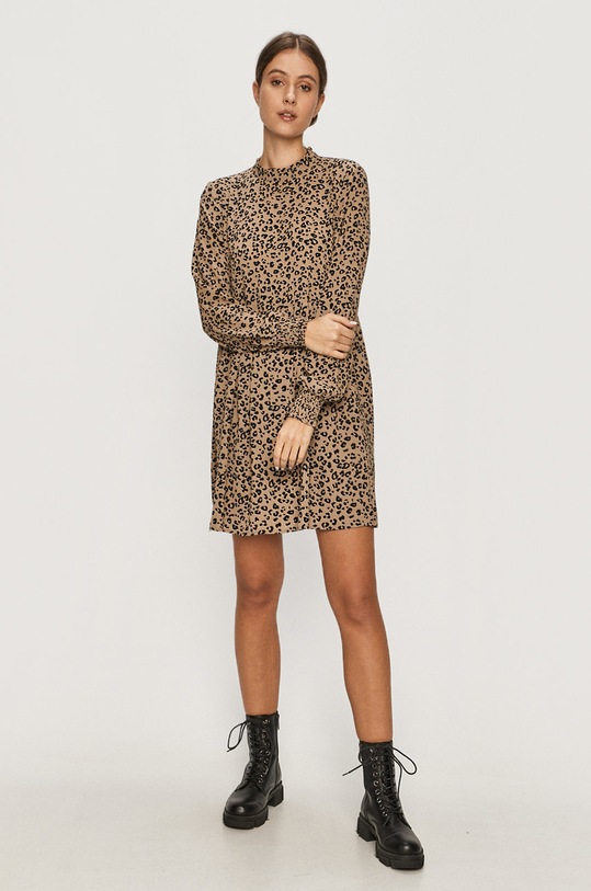 Jacqueline de Yong - Sukienka 15223914 beżowy AA00