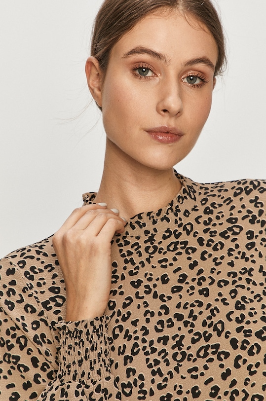 Jacqueline de Yong - Sukienka beżowy 15223914