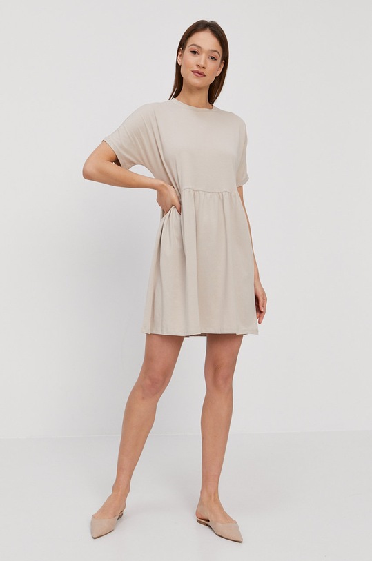 Noisy May - Sukienka 27015315 beżowy AA00