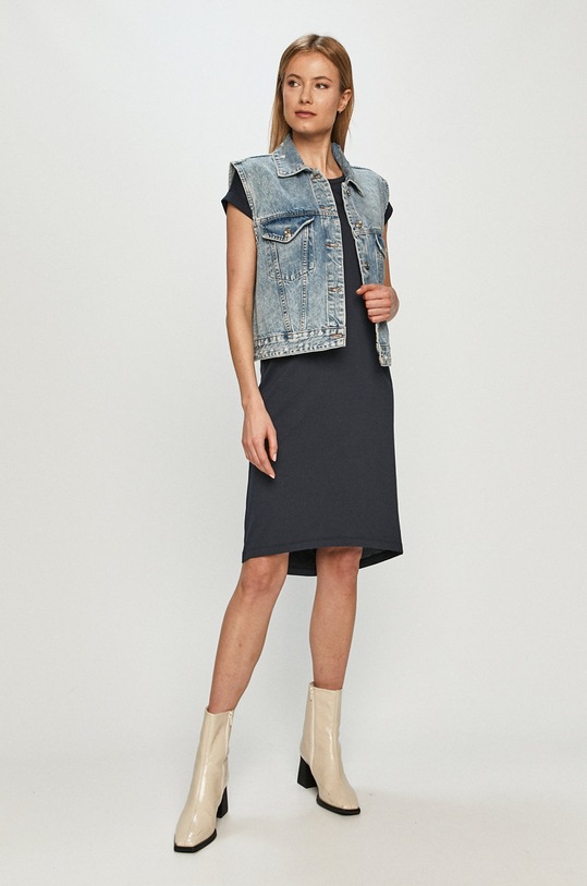 Vila - Šaty 14064087 tmavomodrá AA00