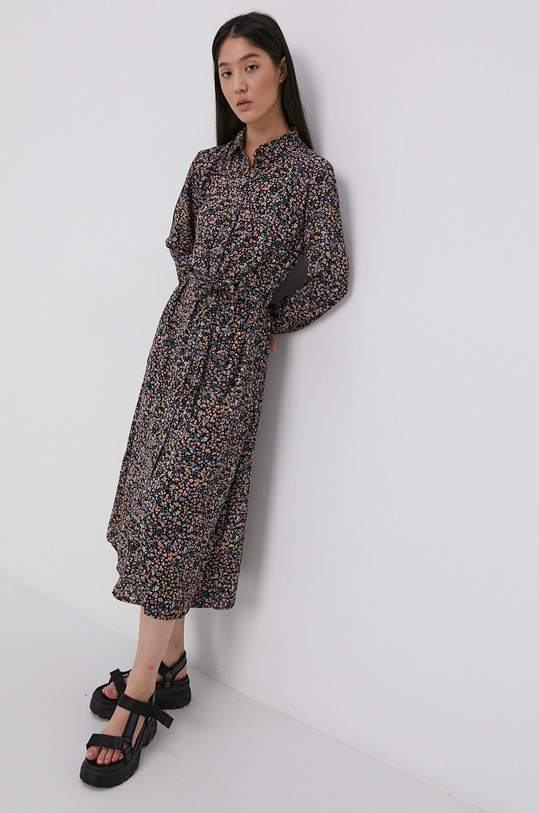 Šaty Jacqueline de Yong kvetinový čierna 15223912