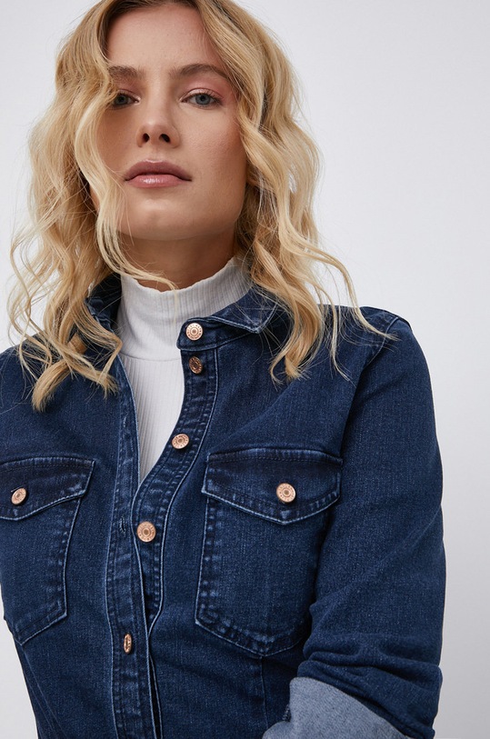 Noisy May Sukienka jeansowa granatowy 27017672