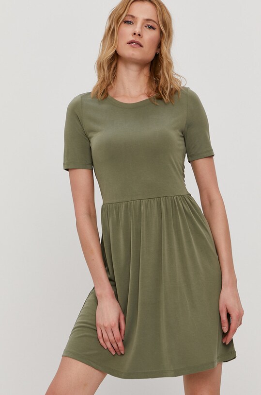 Pieces Rochie mini verde 17099884