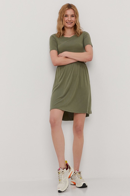 Pieces Sukienka zielony 17099884