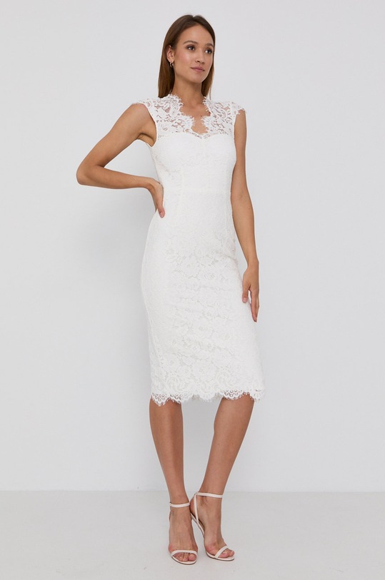 Odzież Ivy Oak Sukienka IO1120F7104 biały