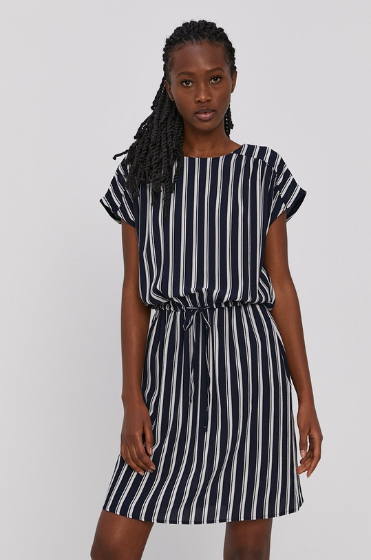 Šaty Vero Moda látka tmavomodrá 10229167