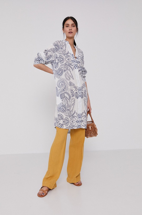 Marc O'Polo Sukienka wzorzyste biały M04149121195