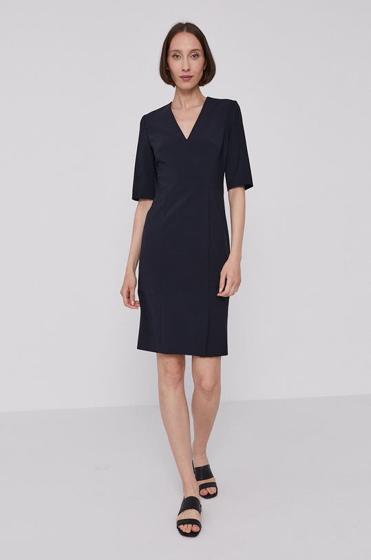 BOSS Sukienka 50395627.NOS 50395627.NOS granatowy AA00
