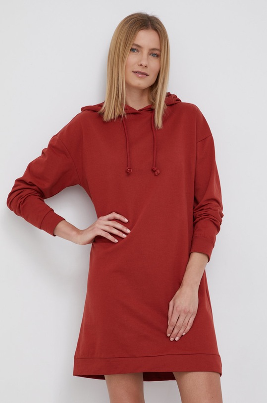 Šaty Vero Moda pletenina červená 10255535