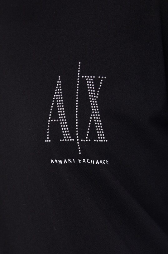 Armani Exchange - Sukienka bawełniana 8NYADX.YJG3Z.NOS czarny