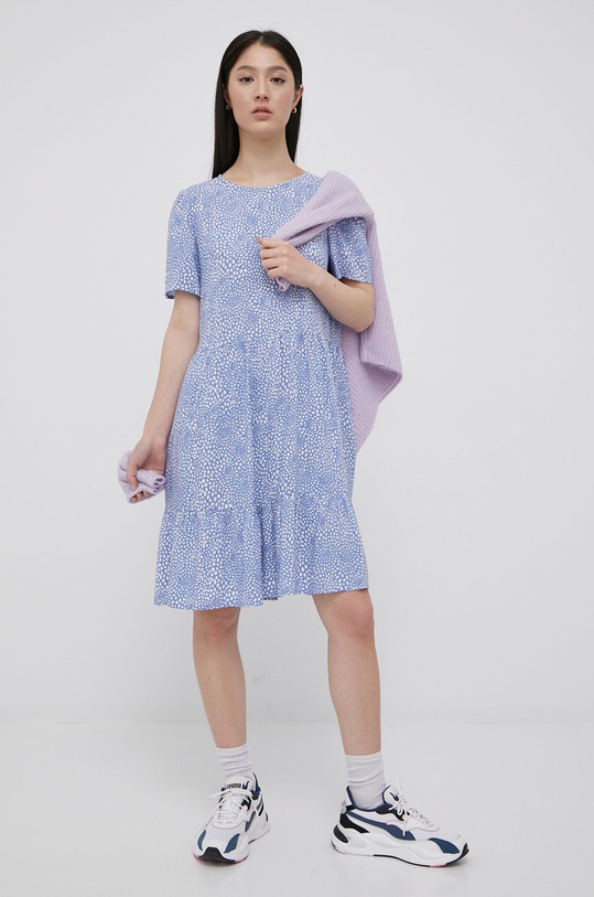 Vila sukienka casual niebieski 14067408.EnglishMan