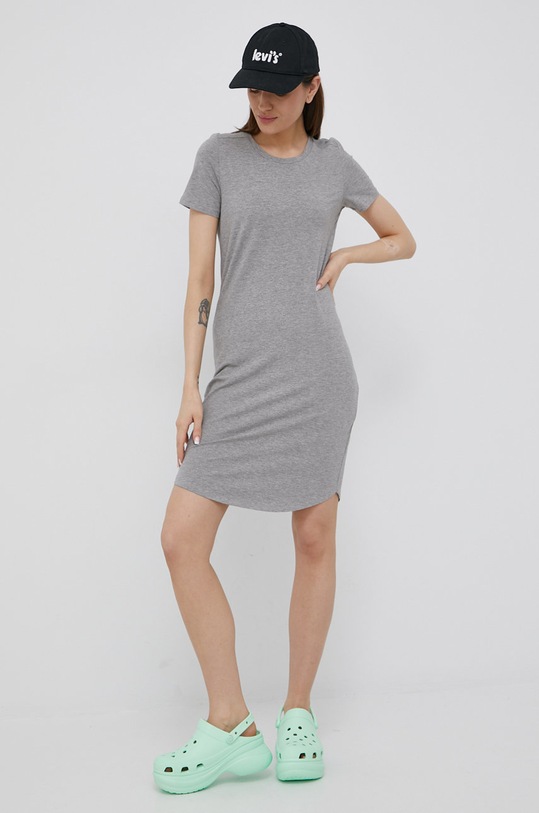 Noisy May sukienka casual szary 27011694.LightGreyM