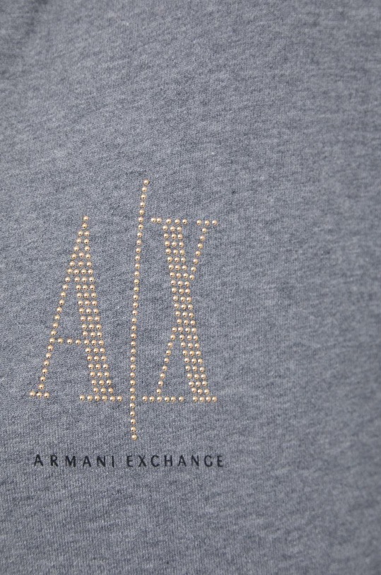 Armani Exchange sukienka bawełniana 8NYADY.YJ68Z.NOS 8NYADY.YJ68Z.NOS szary