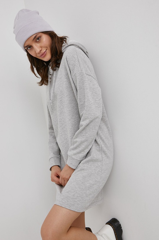 Only - Šaty melanž sivá 15245527.LightGreyM