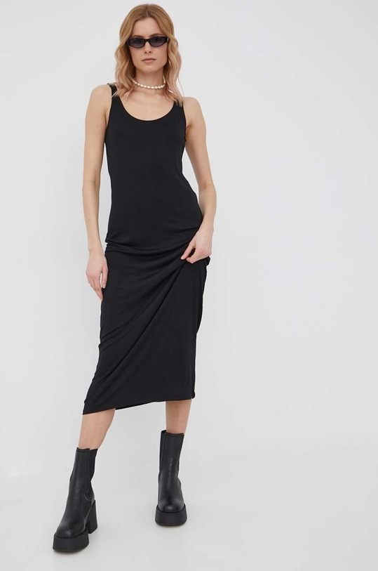Pieces sukienka 17101770.Black czarny AA00