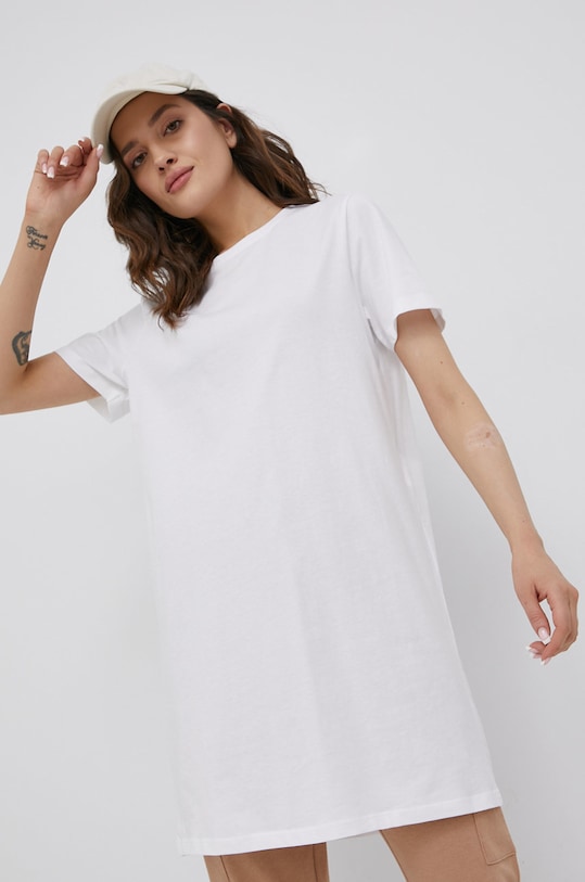 Only sukienka bawełniana bawełna biały 15233271.BrightWhit