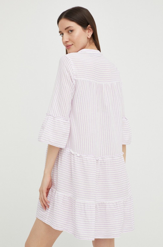 Odzież Vero Moda sukienka bawełniana 10225791.SnowWhit3 biały