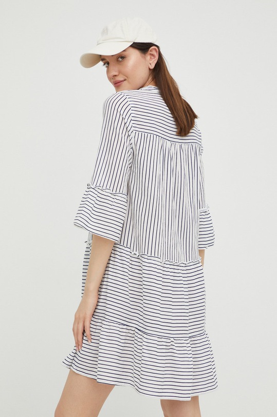 Odzież Vero Moda sukienka bawełniana 10225791.SnowWhit5 biały