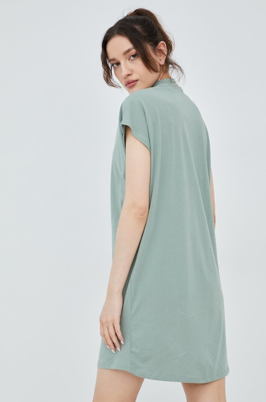 Odzież Vero Moda sukienka bawełniana 10258655.ChinoisGre zielony