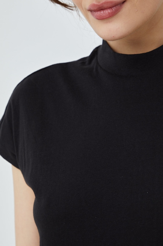 Bavlnené šaty Vero Moda 10258655.Black čierna