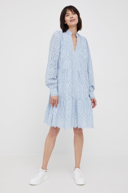 Y.A.S sukienka bawełniana 26027162.KentuckyBl niebieski AA00