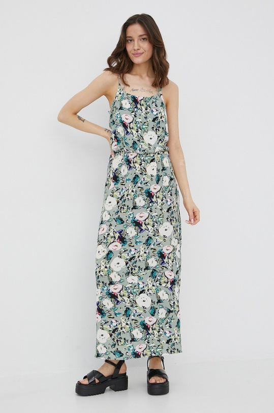 Only sukienka wzorzyste zielony 15177381.AquaGray