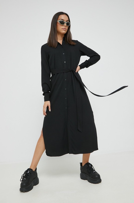 Šaty Vila midi černá 14068894.Black