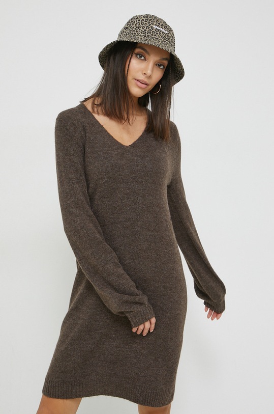 Šaty JDY hnědá 15207844.Bracken