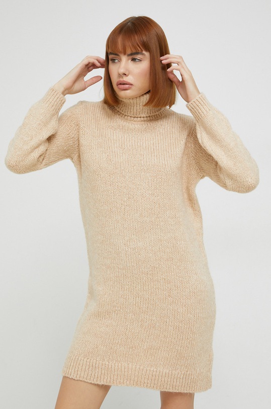 JDY sukienka casual beżowy 15271459.Tapioca